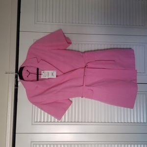 Zara Linen Blend Blazer Dress